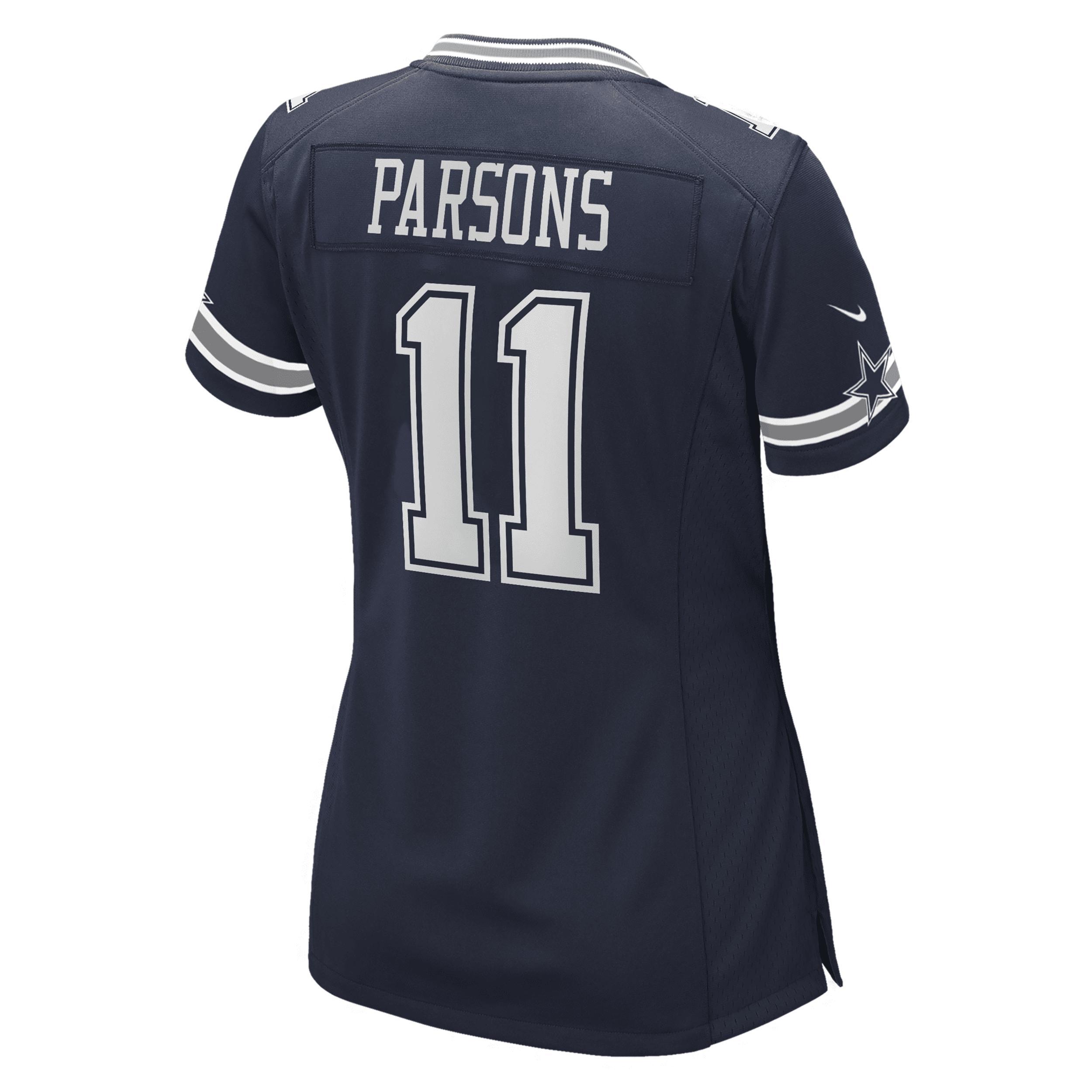 Women's Nike Micah Parsons Navy Dallas Cowboys Game Jersey, Size: XL, Blue Product Image