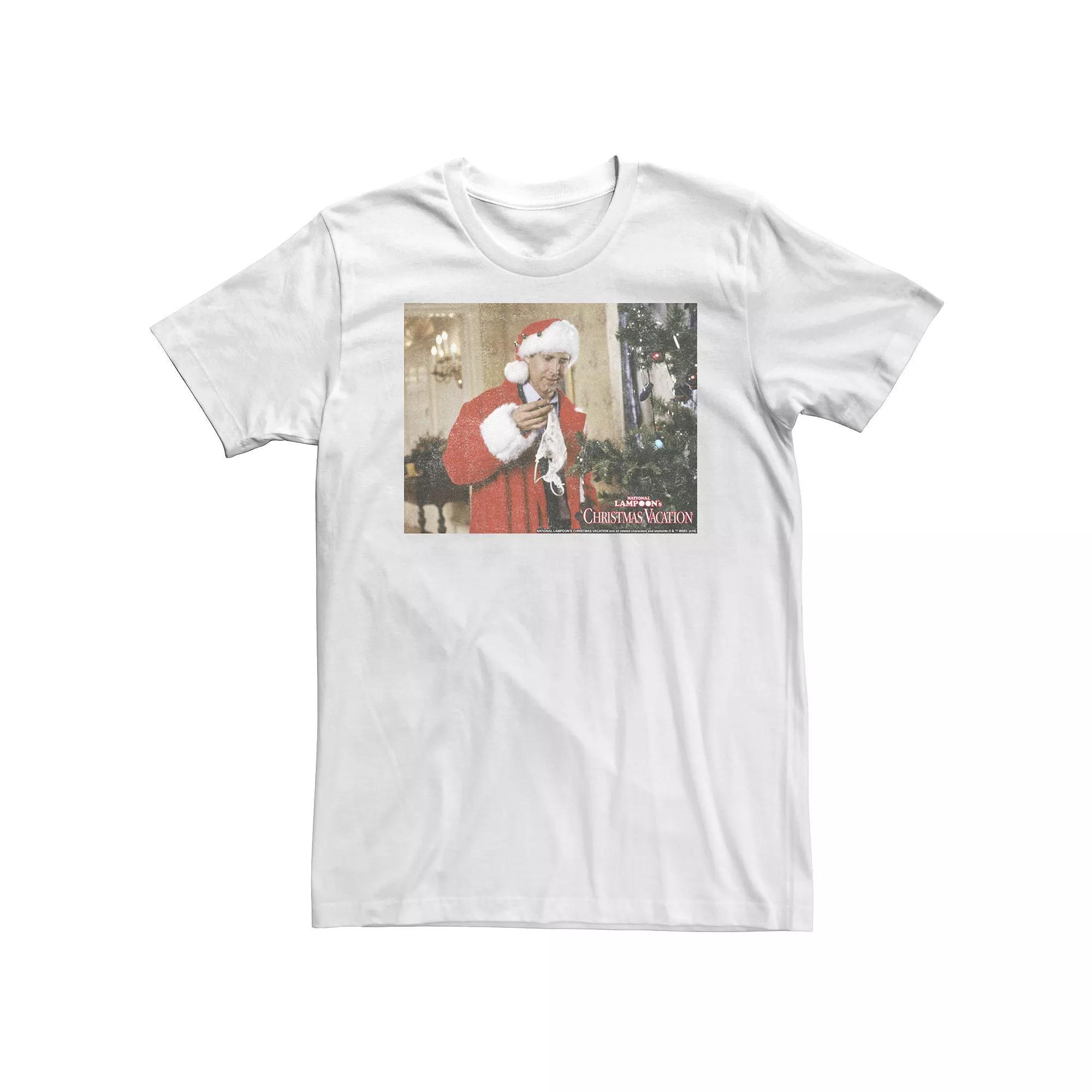 Big & Tall National Lampoon's Christmas Vacation Underwear Portrait Tee, Men's, Size: 4XLT, White Product Image