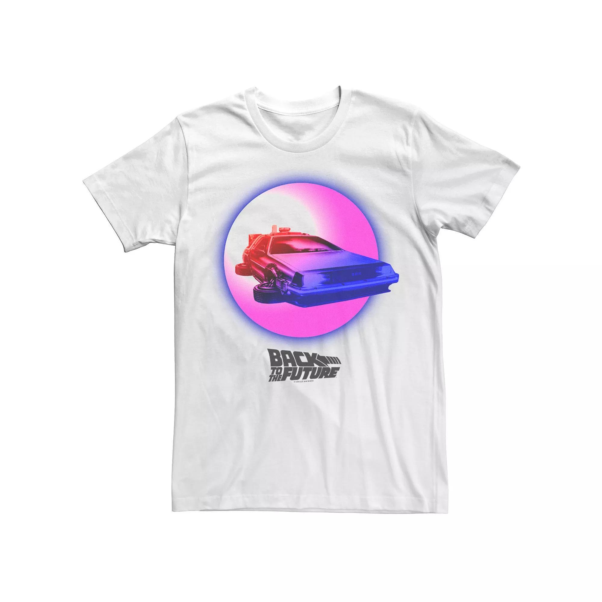 Men's Back To The Future Portal Tee, Size: Small, White Product Image