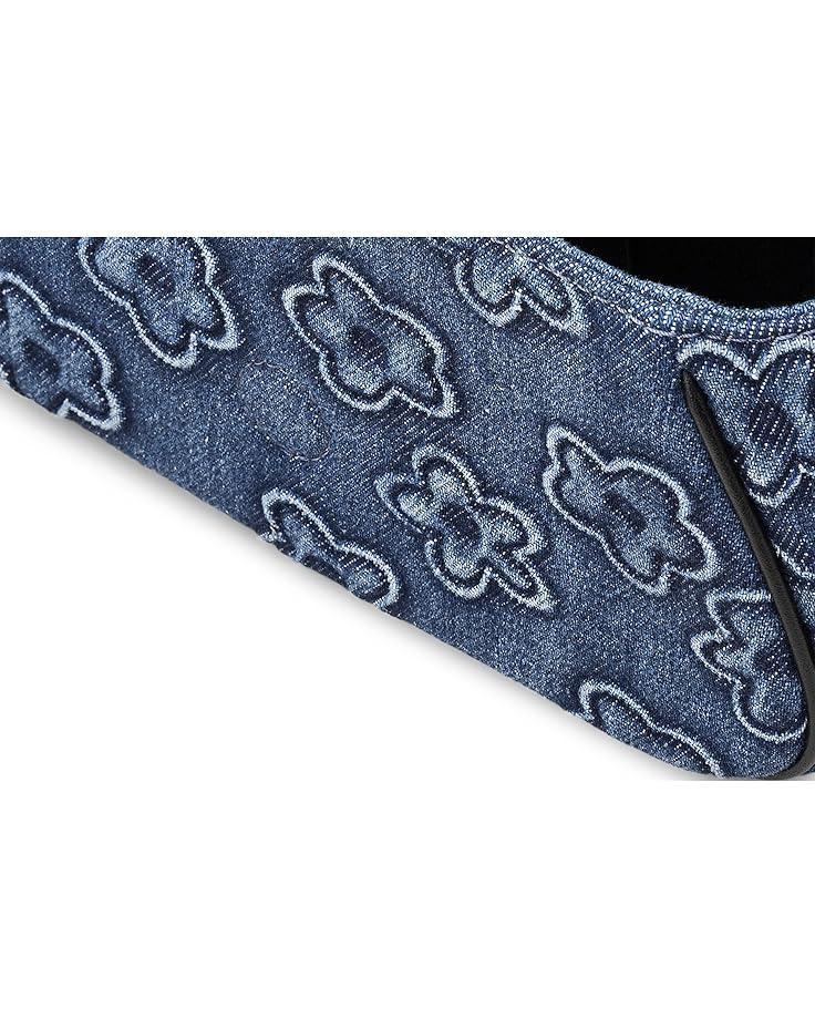 The Sequin Daisy Denim Dual Chain Wallet Product Image