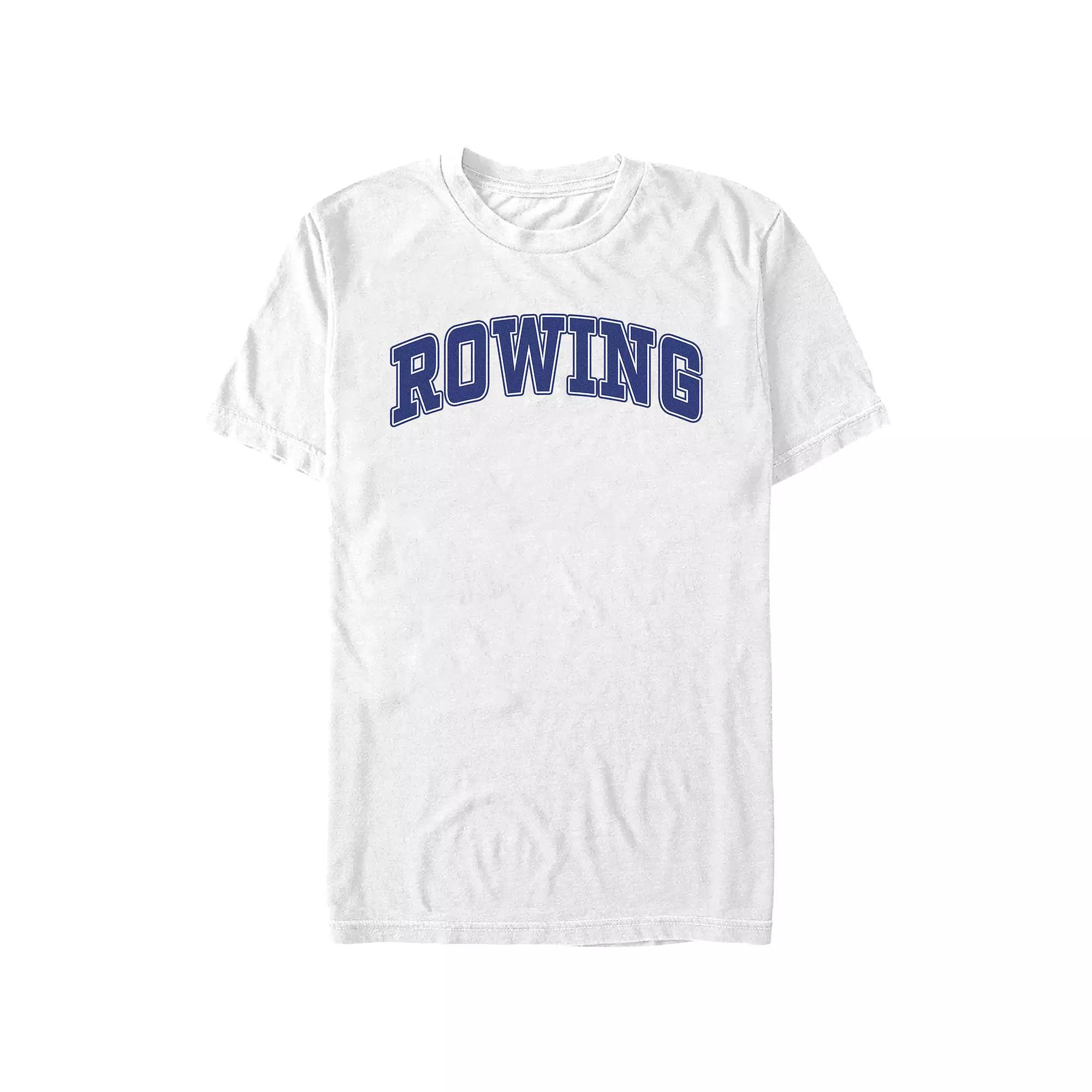 Men's Rowing Graphic Tee, Size: Medium, White Product Image