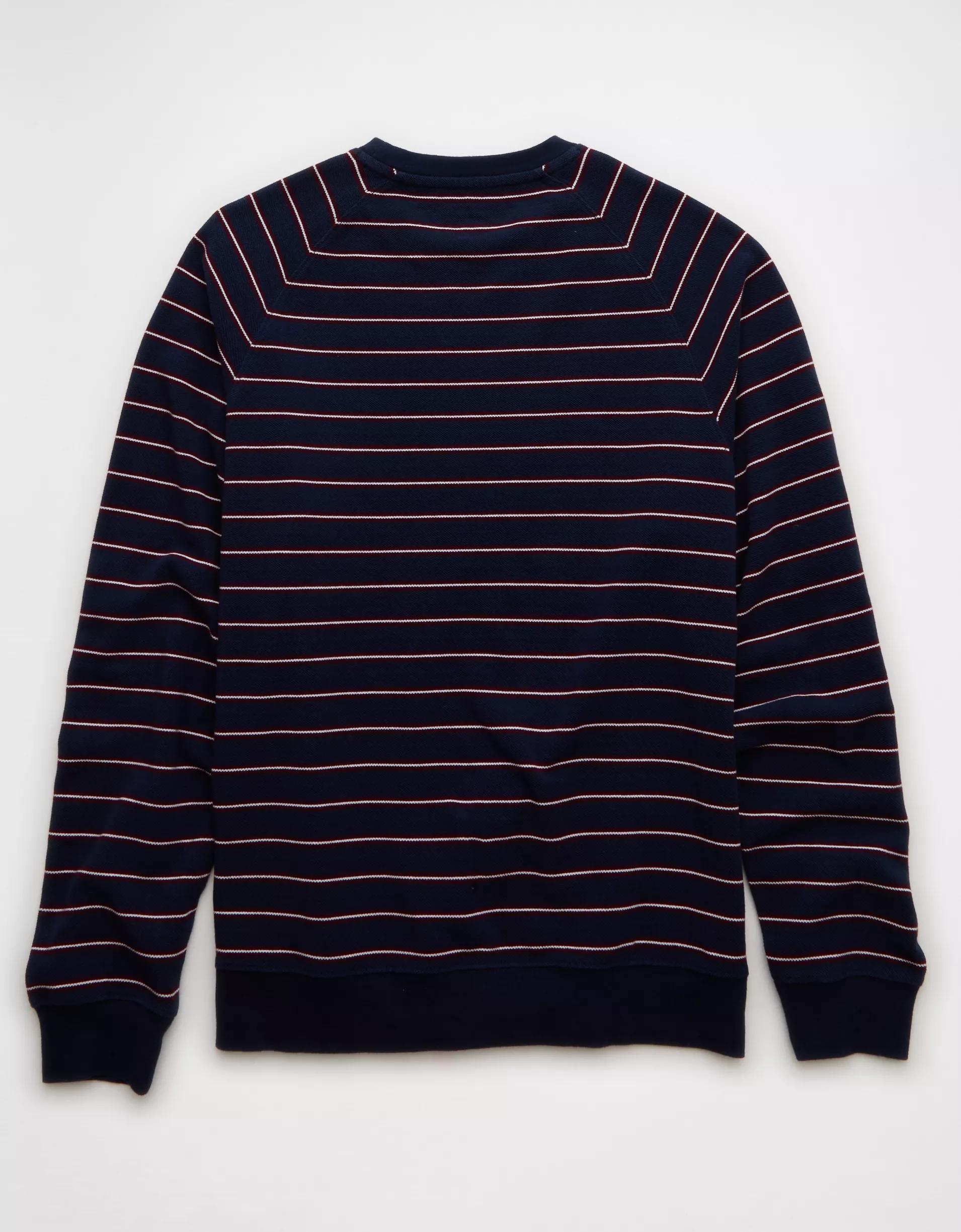 AE Boxy Long Sleeve Piqué T-Shirt Product Image