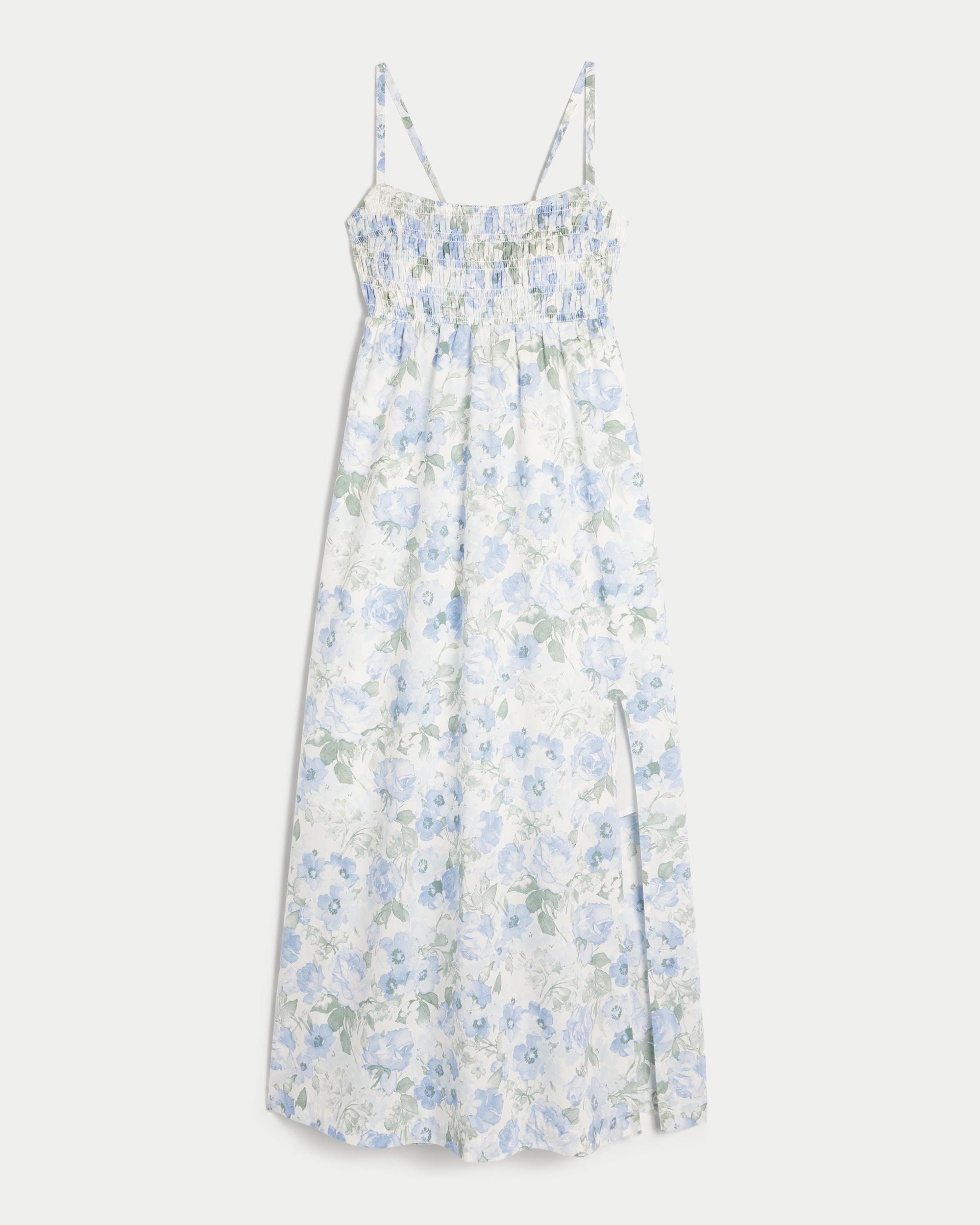 Poplin Babydoll Midi Dress Product Image