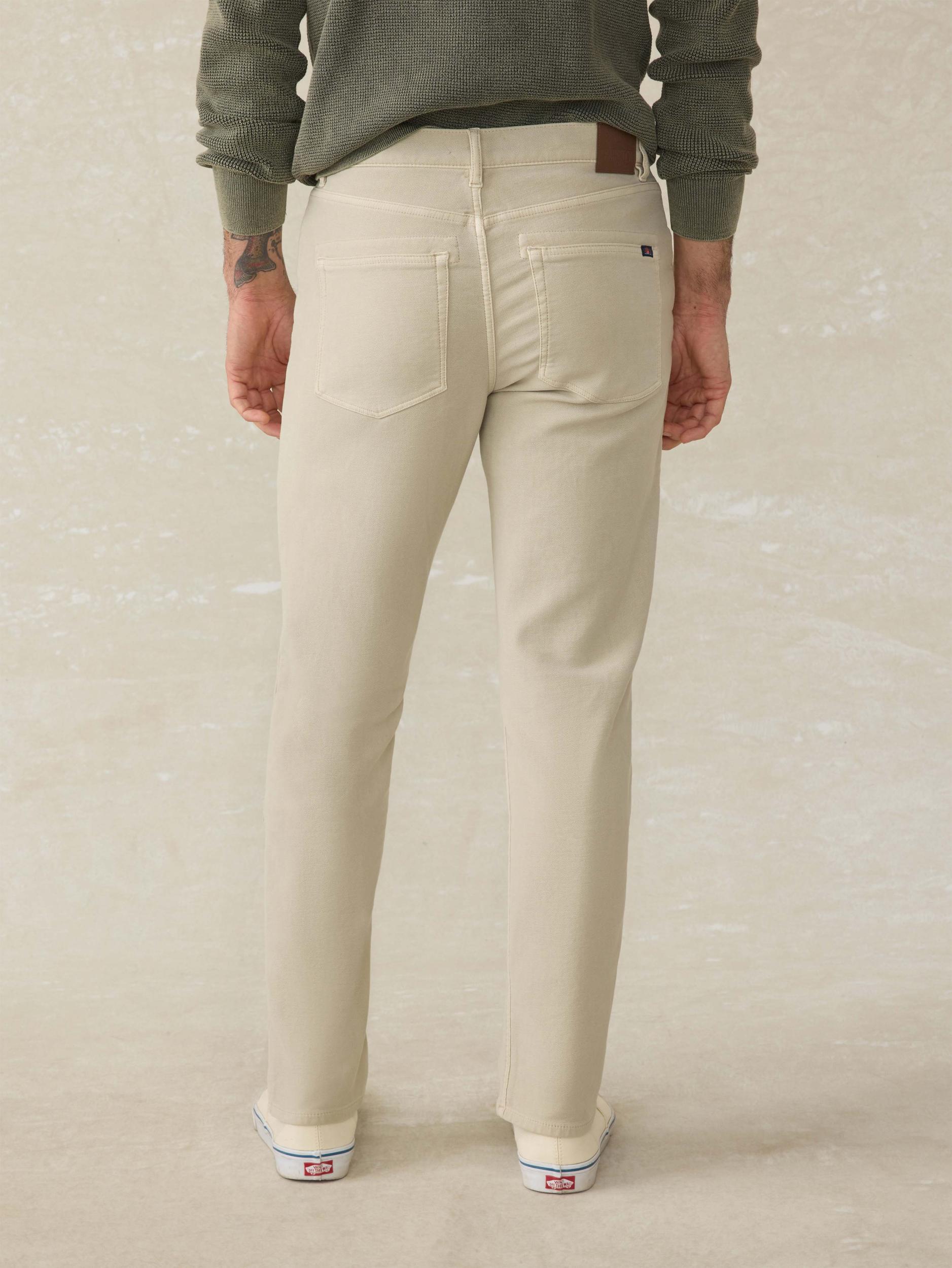 Stretch Terry 5-Pocket Pant - Stone Male Product Image