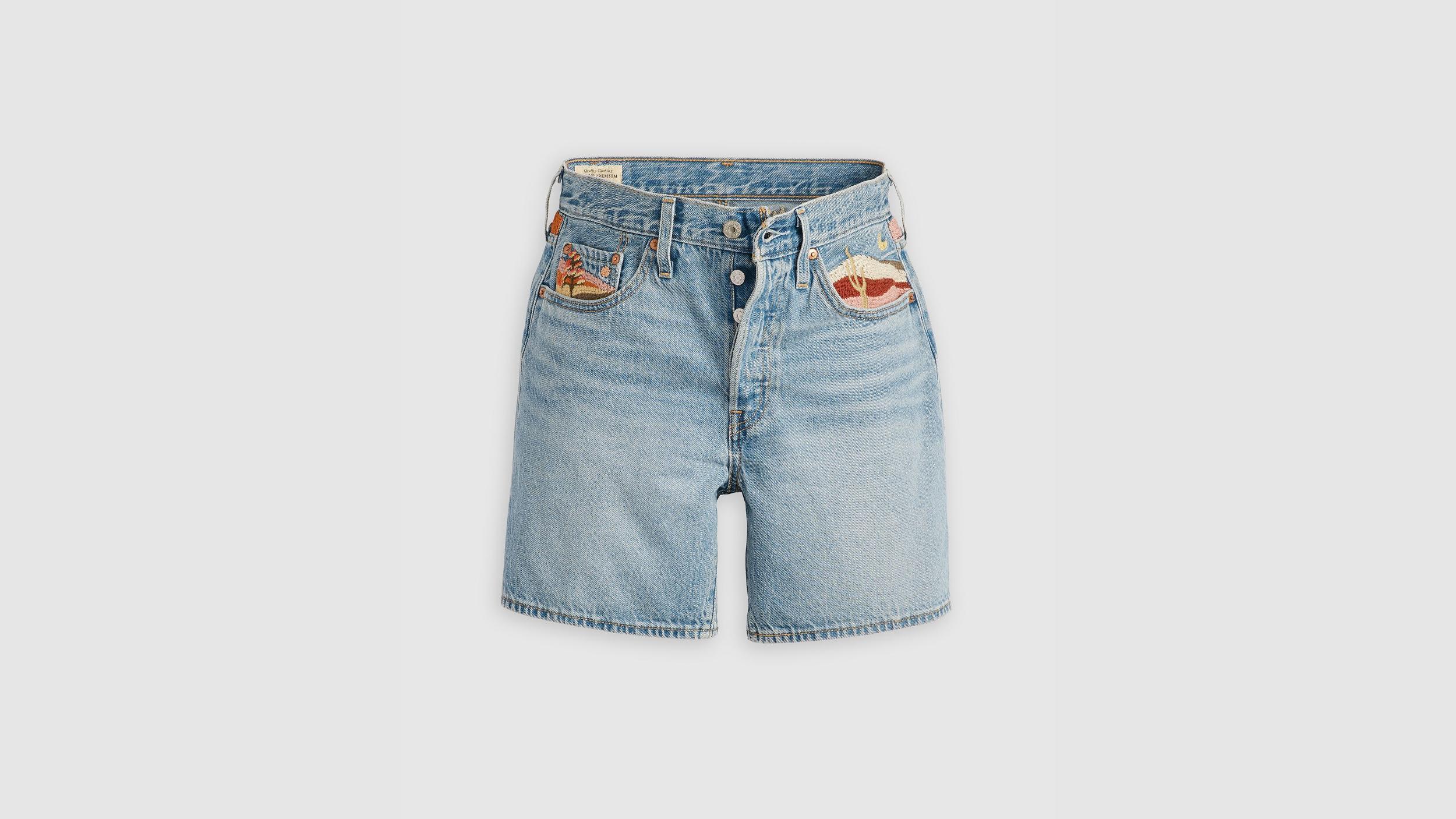 501® Original Fit High Rise Mid-Thigh Lightweight Women's Shorts Product Image