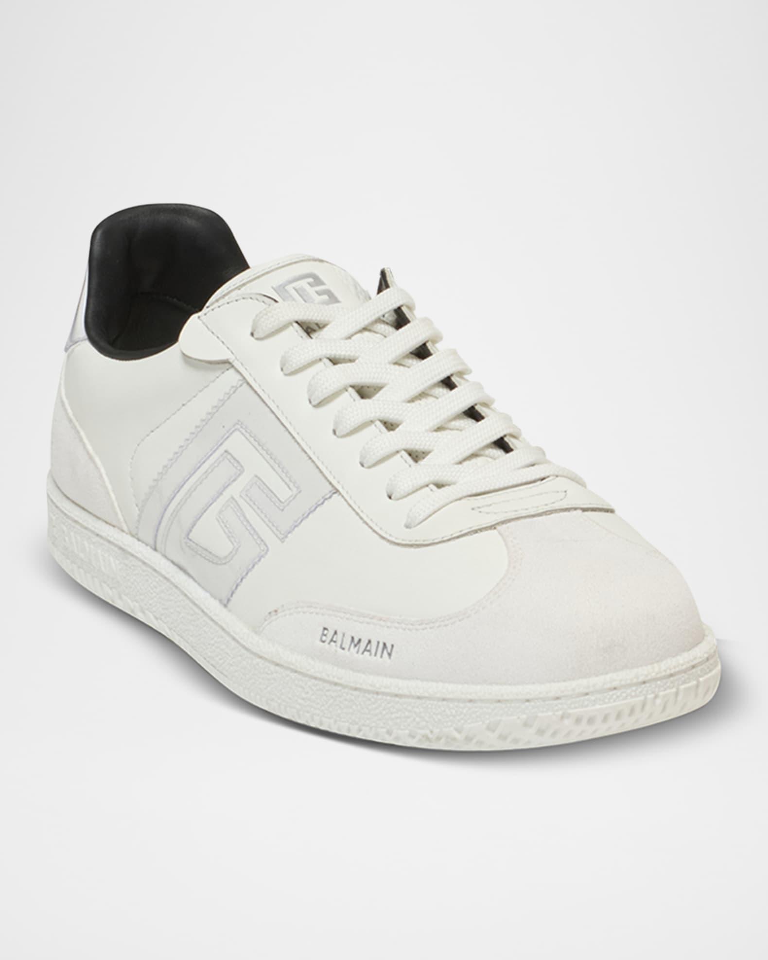 Men's Swan Tonal Calfskin Low-Top Sneakers Product Image
