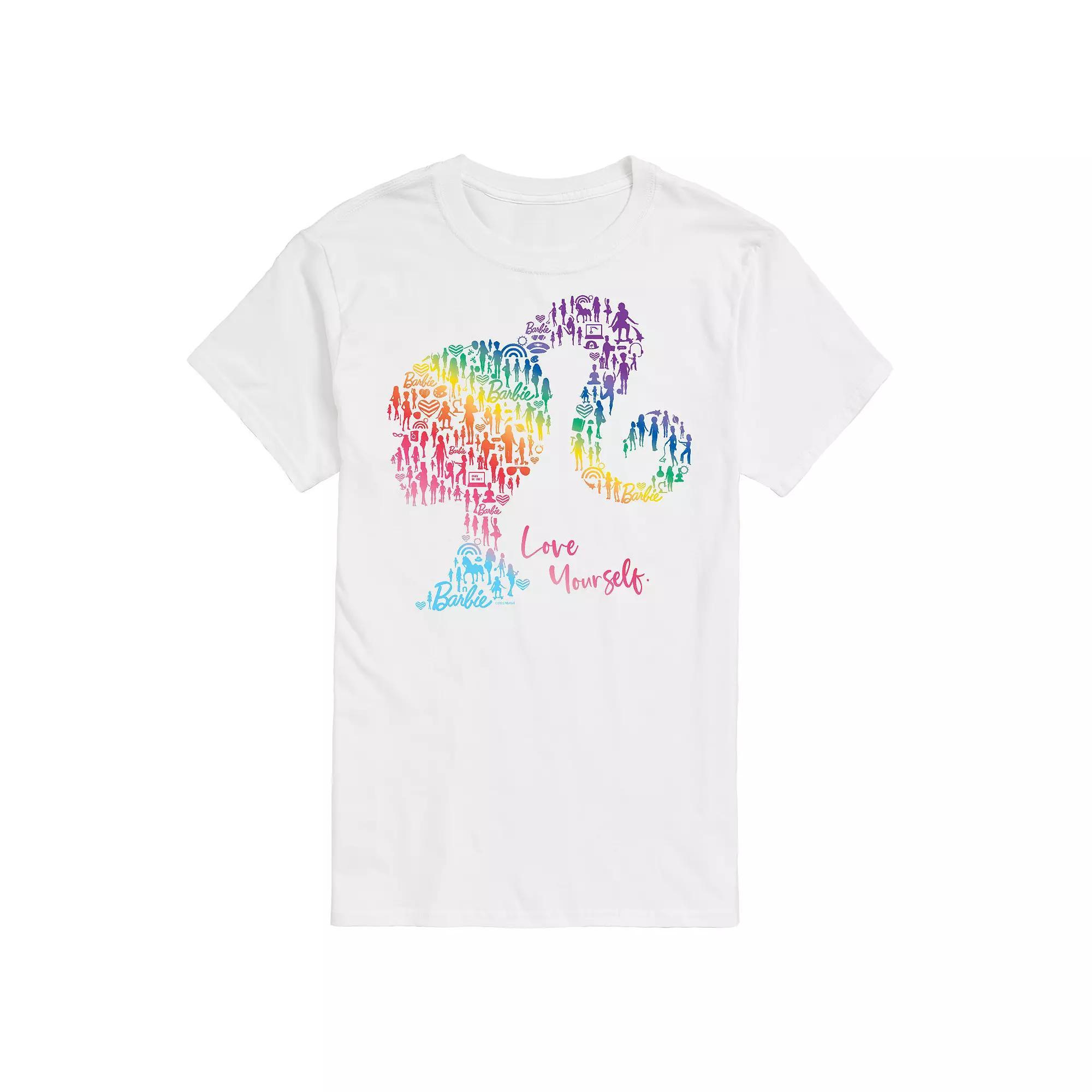 Big & Tall Barbie Pride Graphic Tee, Mens Product Image