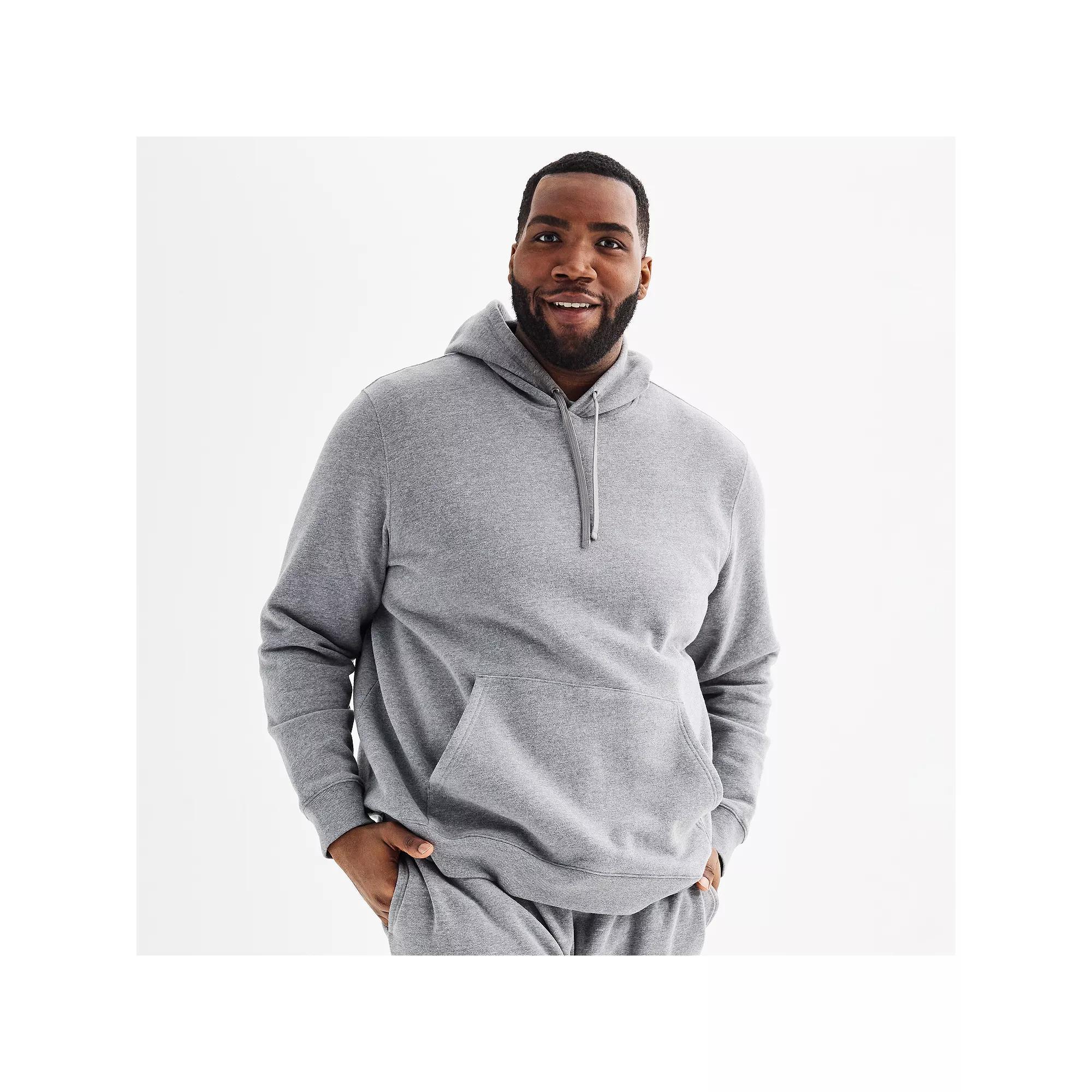 Big & Tall Tek Gear® Ultra Soft Pullover Hoodie, Men's, Size: 3XB, Casting Blue Product Image