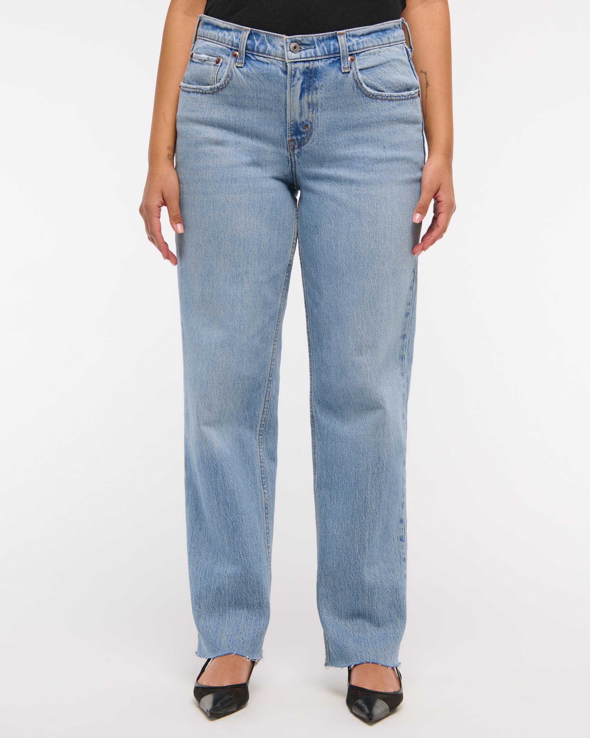 Mid Rise 90s Straight Jean Product Image