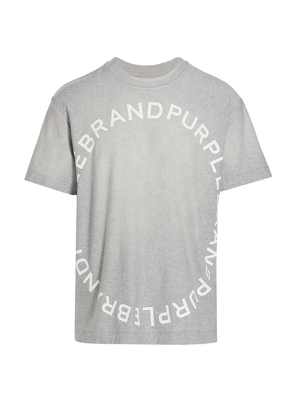 Mens Short-Sleeve Textured Logo Tee Product Image