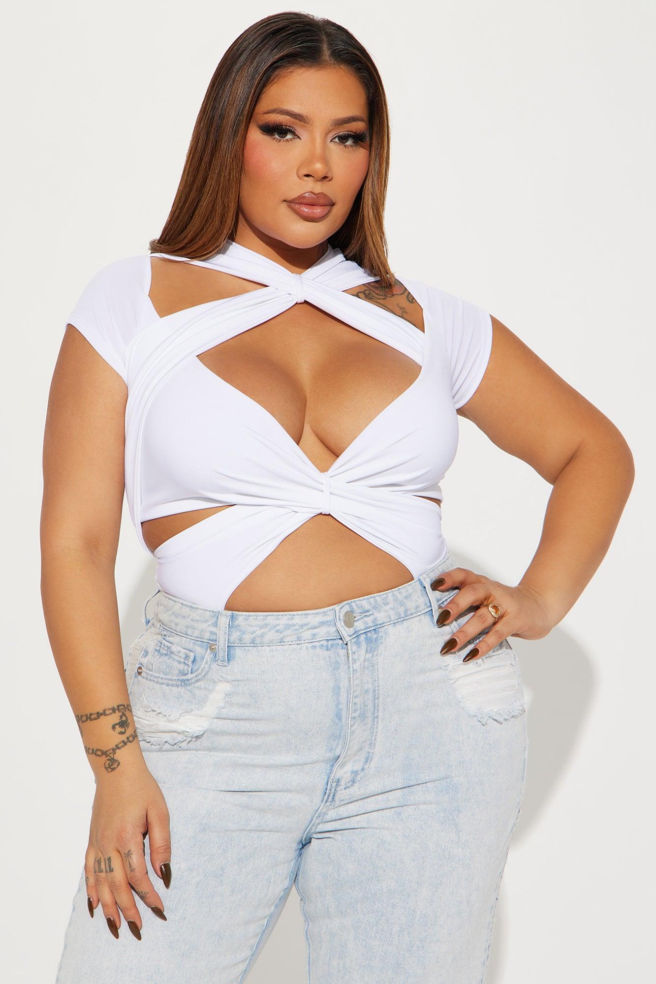 Never Too Much Bodysuit - White Product Image
