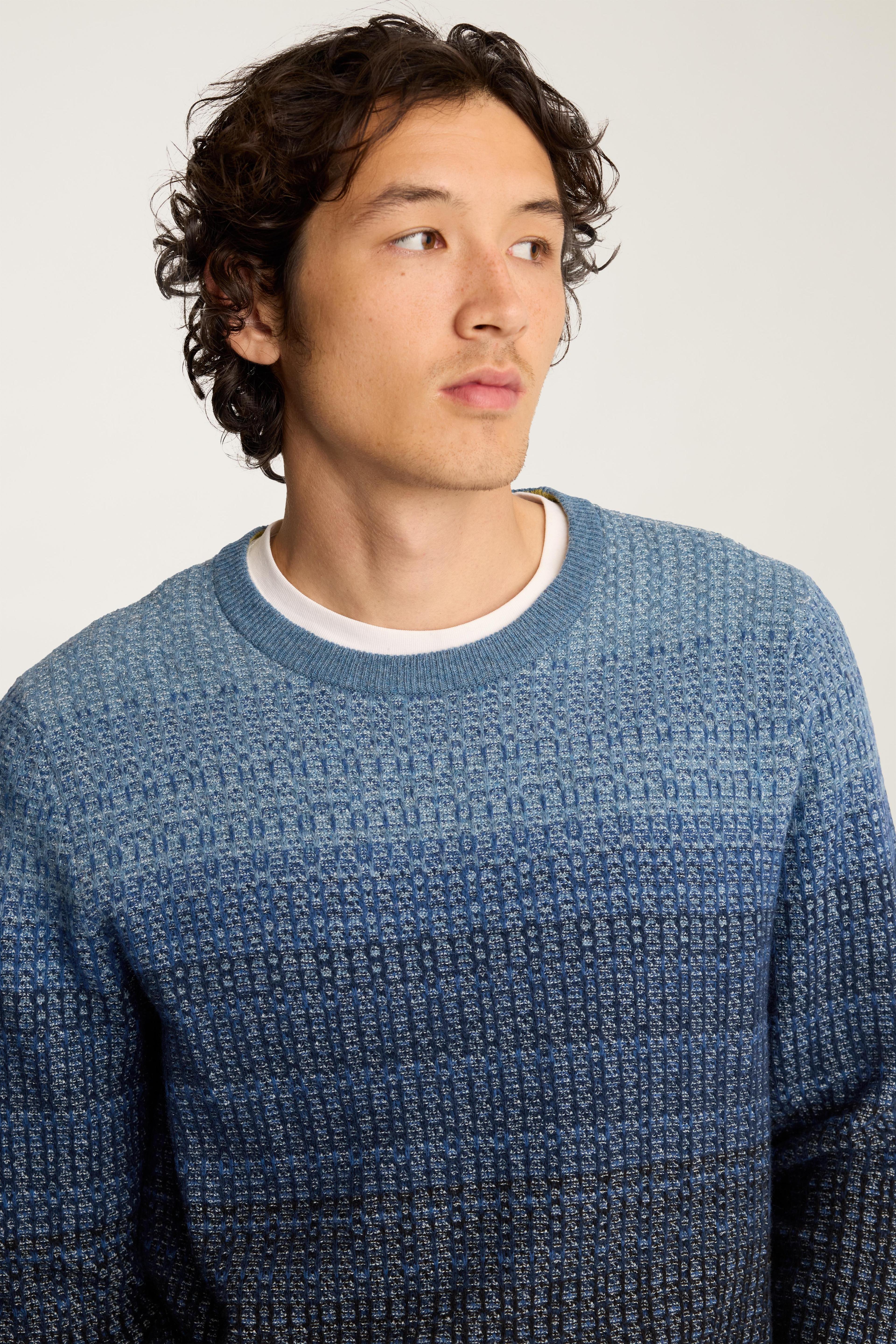 Ombre Crew Neck Sweater Product Image