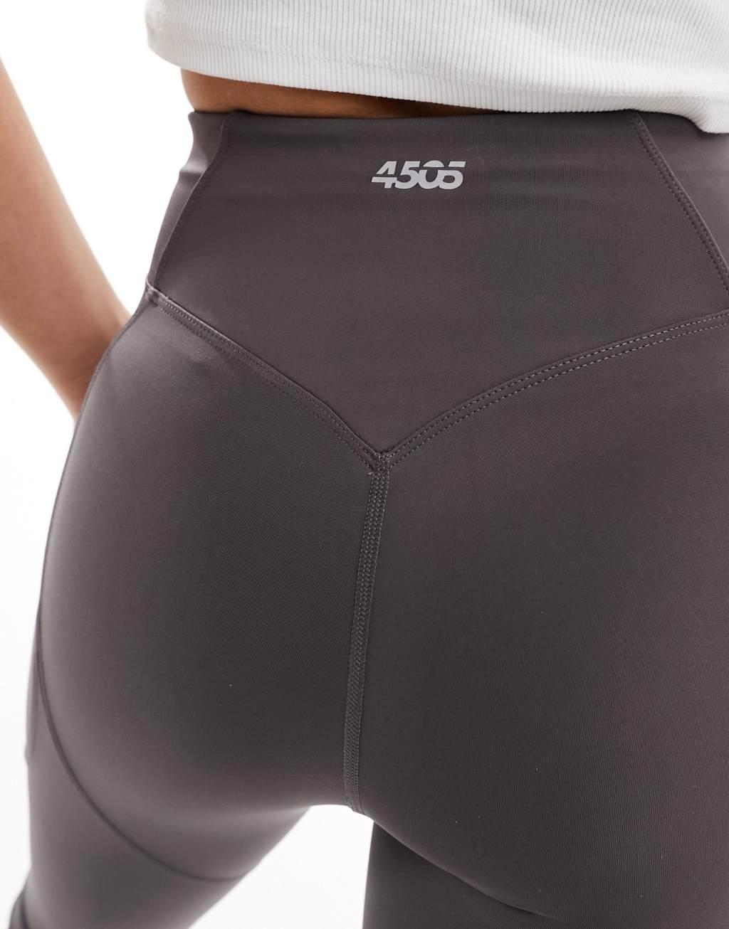 ASOS 4505 Icon bum sculpt gym legging in charcoal Product Image
