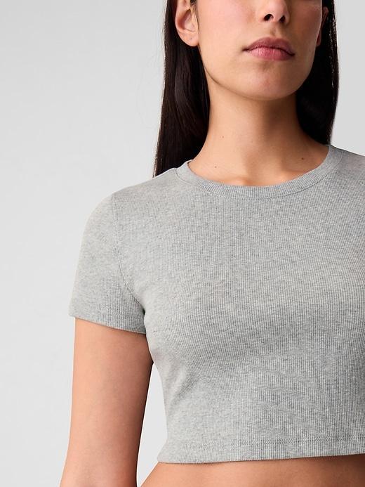 Modern Rib Cropped T-Shirt Product Image