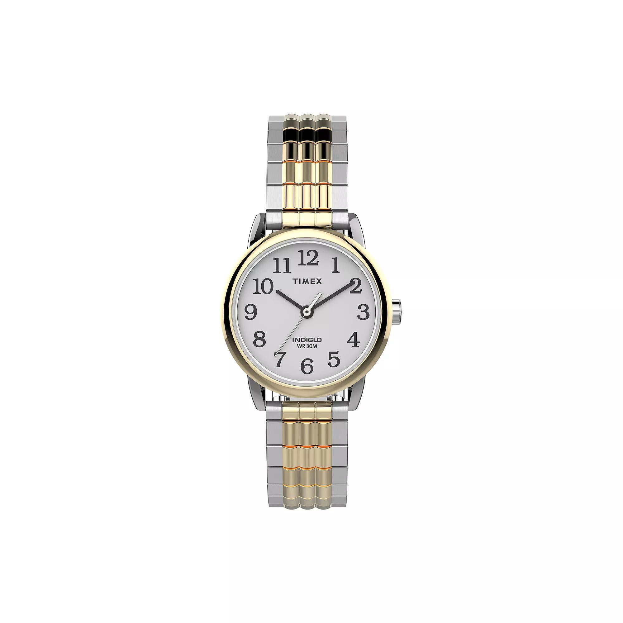 Timex Womens Easy Reader Perfect Fit Two-Tone Expansion Band Watch - TW2V05900JT Multicolor Product Image