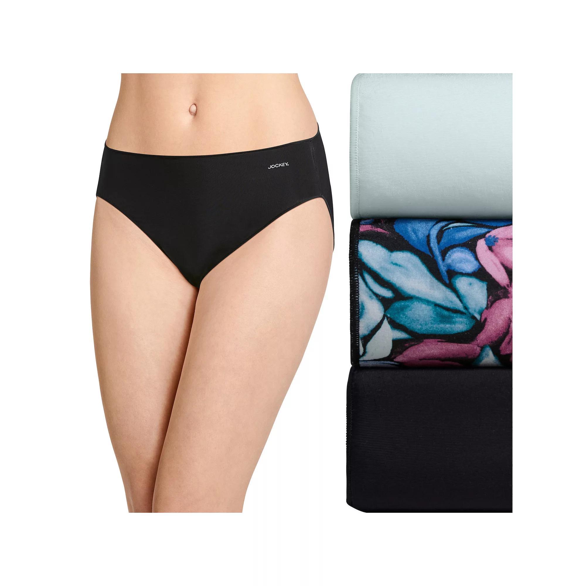 Womens Jockey No Panty Line Promise 3-Pack Bikini Panty Set 1770 Product Image