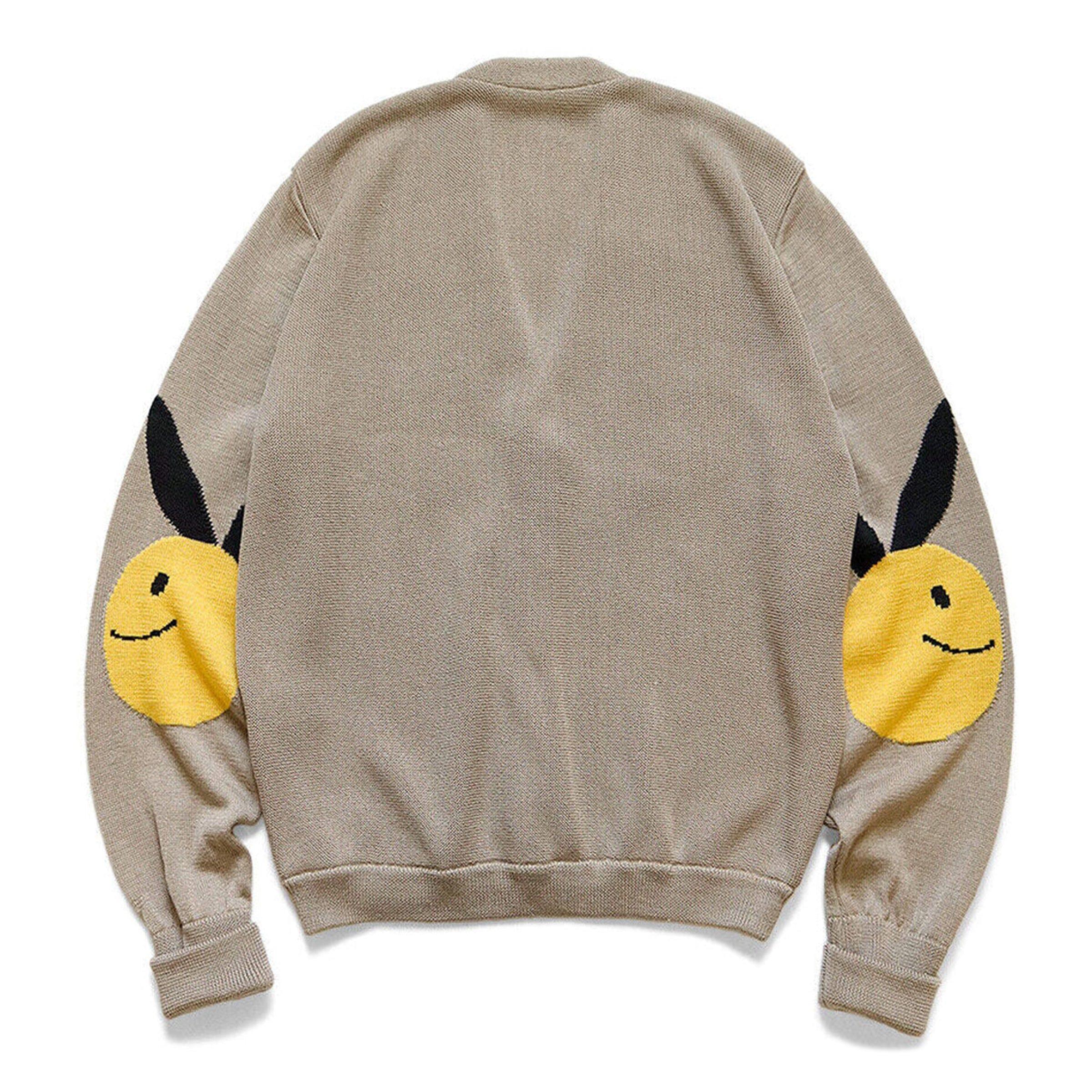 10G ECO KNIT ELBOW-CONEYBOWY SHORT CARDIGAN Product Image