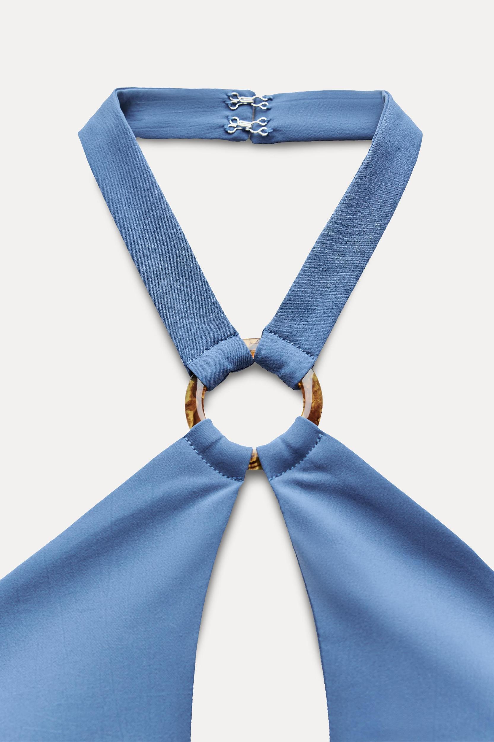 SHORT HALTER DRESS Product Image