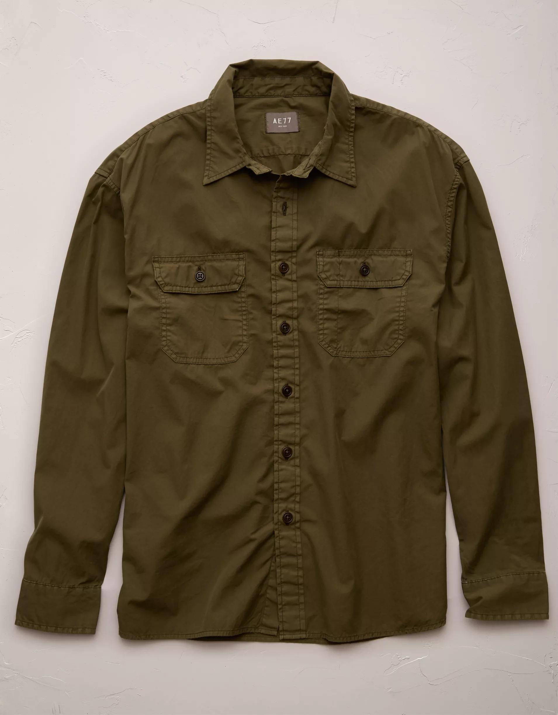 AE77 Premium Poplin Workshirt Product Image
