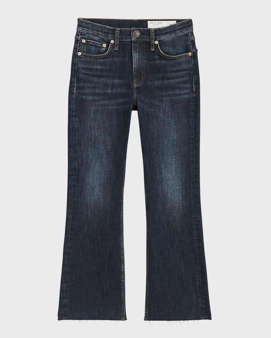 rag & bone Peyton High Rise Ankle Bootcut Jeans in Sienna Denim Product Image