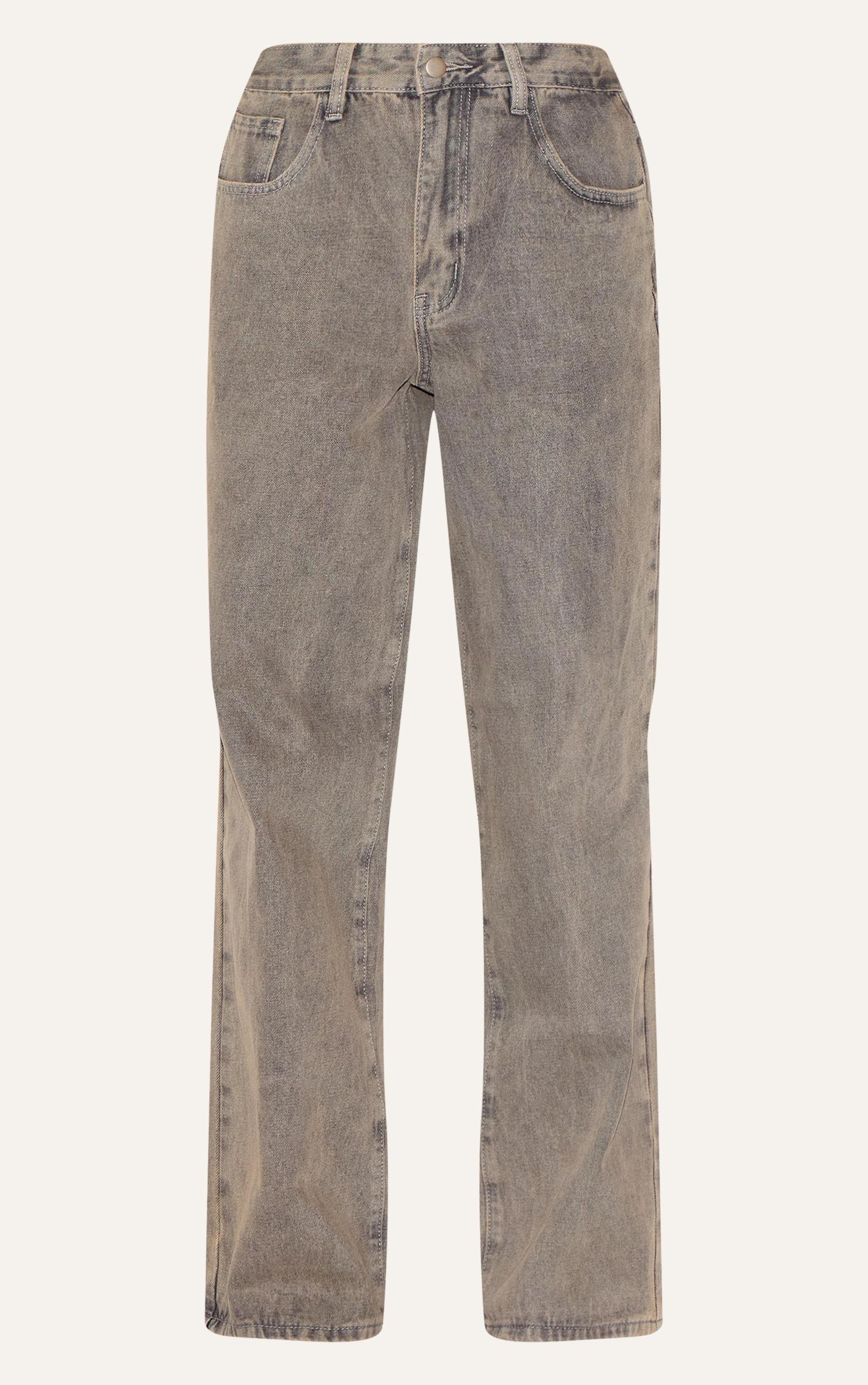 Light Grey Slouchy Style Jeans Product Image