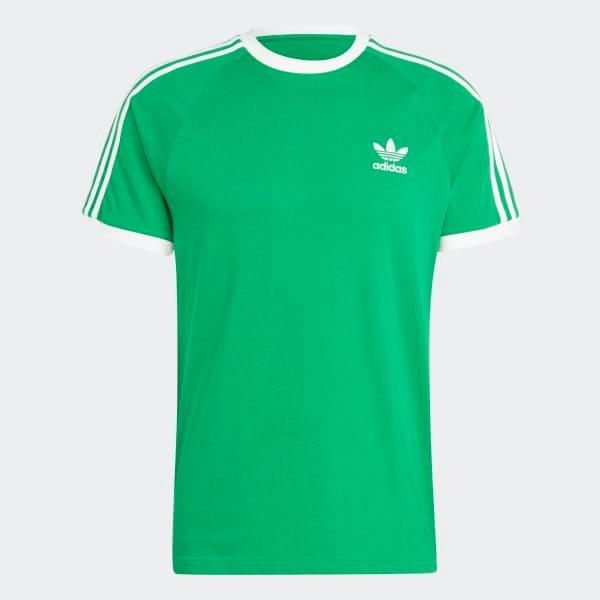 adidas Adicolor Classics 3-Stripes Tee Green S Mens Product Image