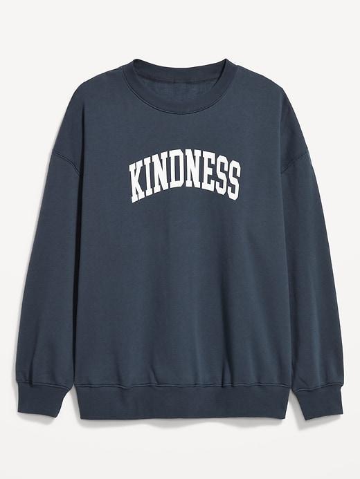SoComfy Oversized Graphic Sweatshirt Product Image