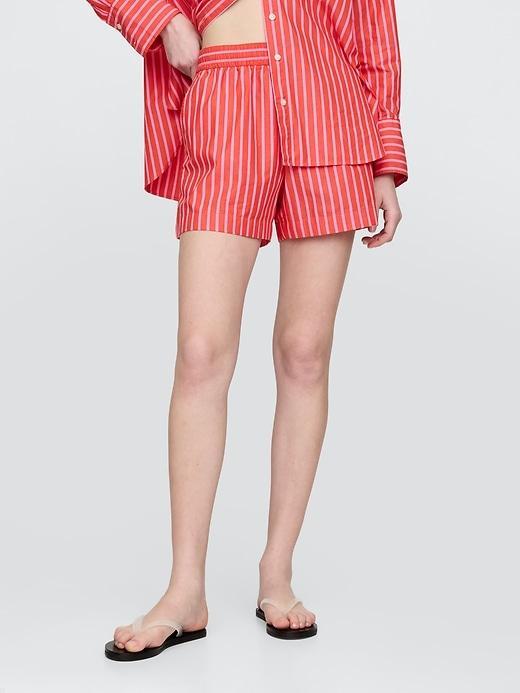 Organic Cotton Poplin Boxer Shorts Product Image