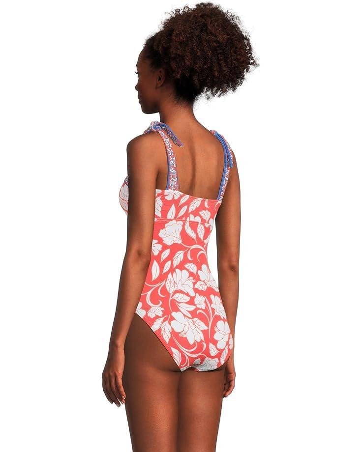 Palm Modern Mosaic Maillot 1Pc Product Image