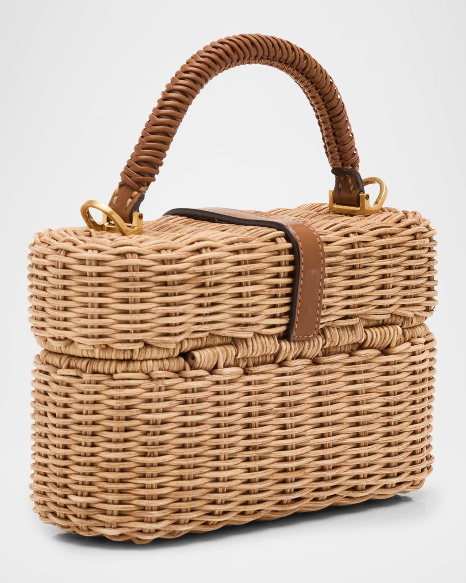YSL Vanity Bag in Raffia Wicker Product Image