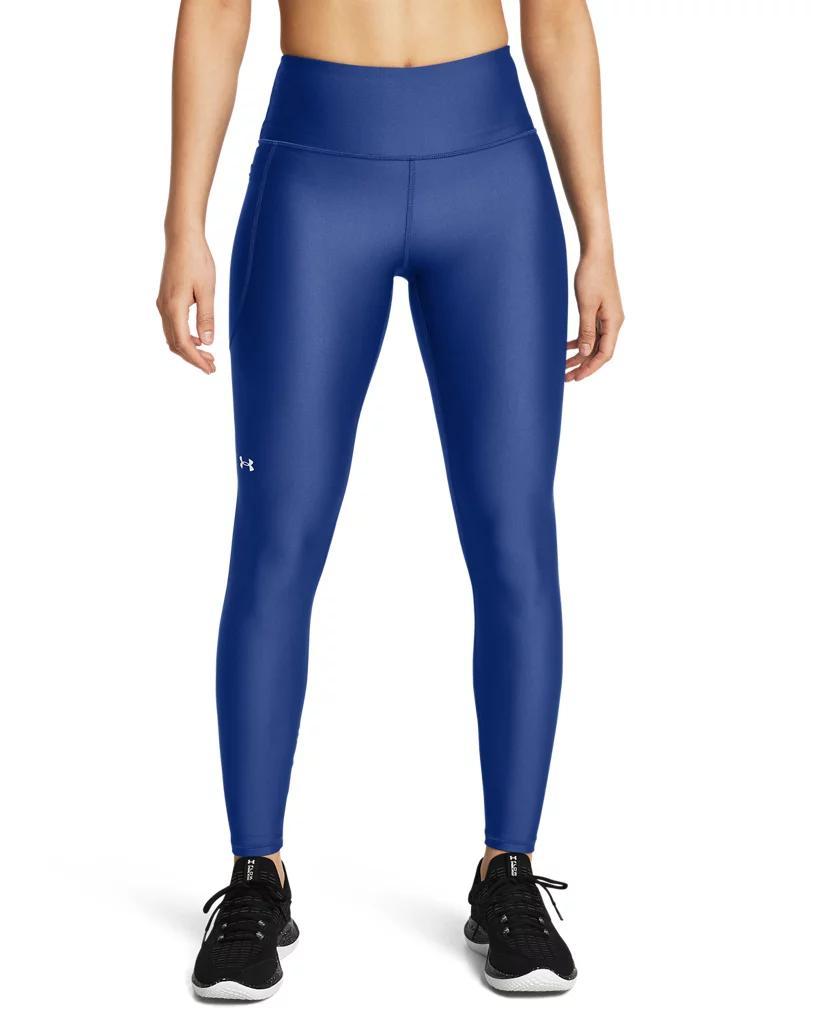Women's Under Armour Tech High-Waisted Leggings, Size: XS Tall, Tech Blue Product Image