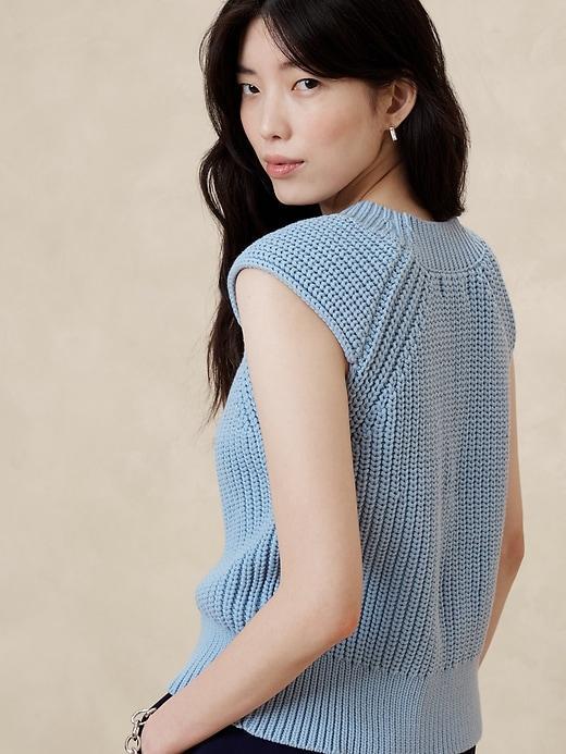 Textured Cross-V Sweater Product Image