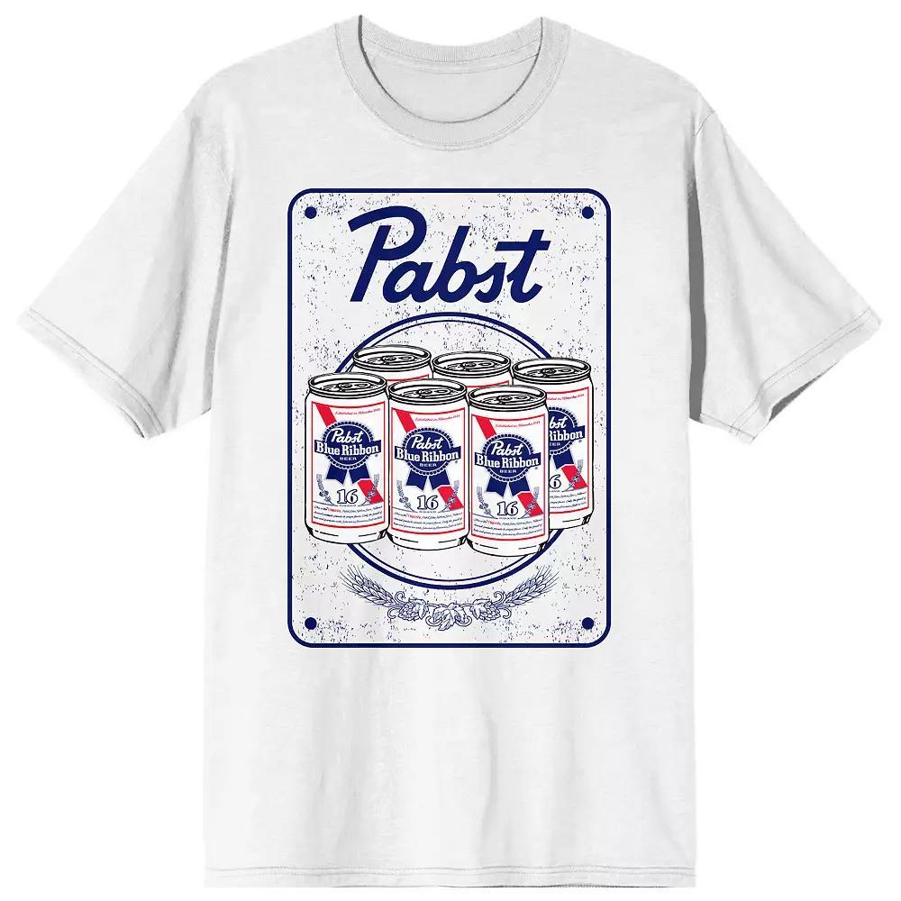 Mens Pabst Blue Ribbon Placement Tee Product Image