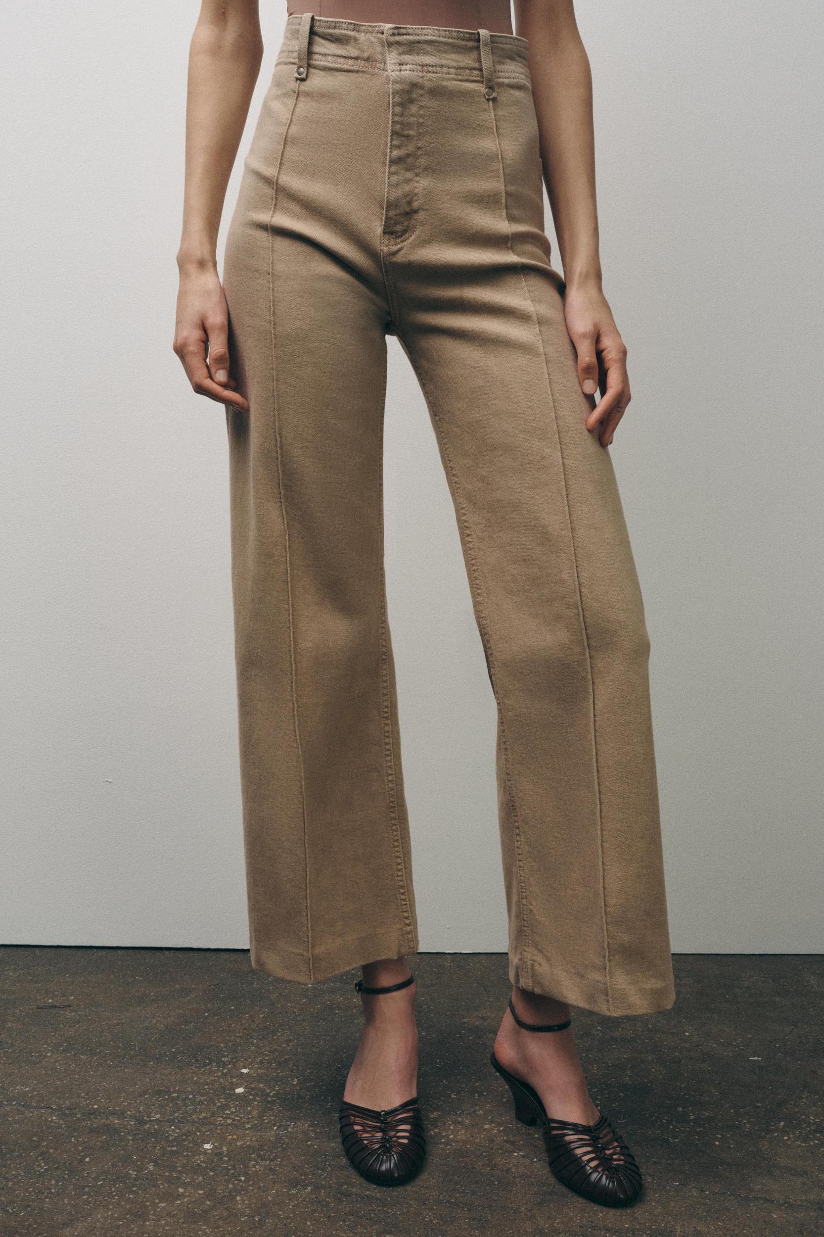ZW COLLECTION HIGH WAIST WIDE LEG JEANS Product Image