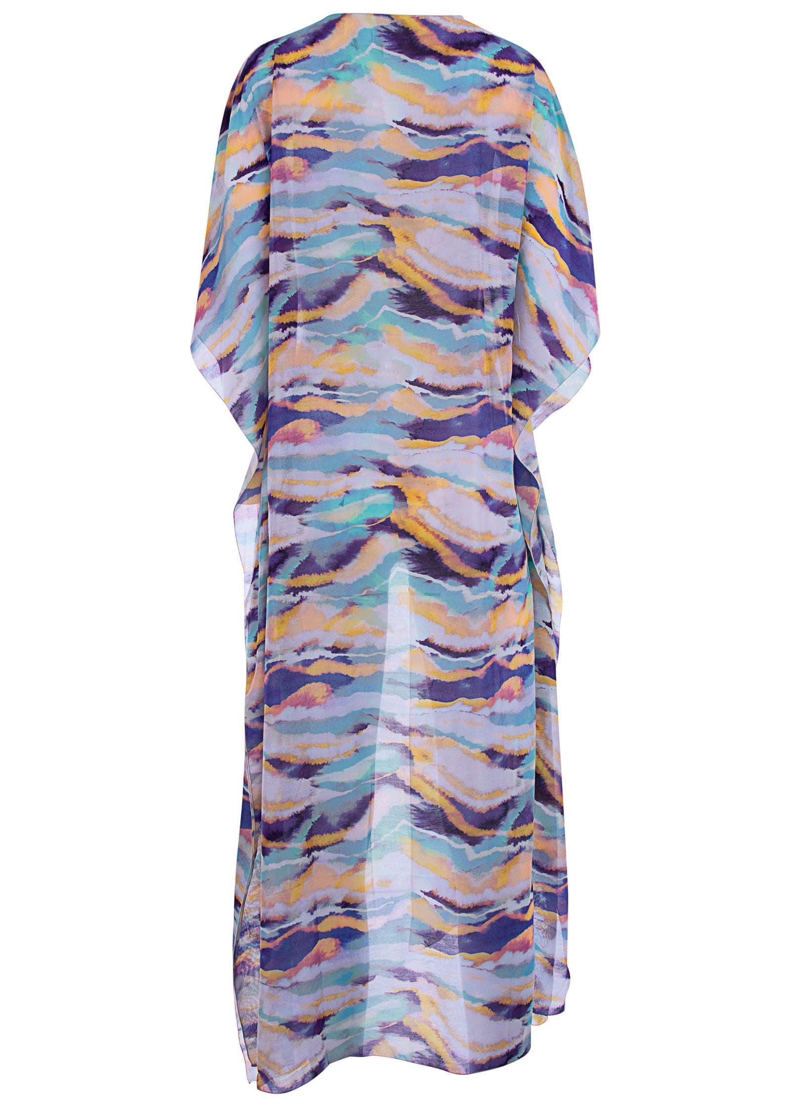 Long Kimono Cover-Up - Rip Tide Product Image