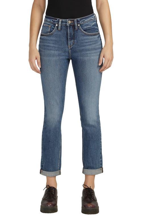 Silver Jeans Co. Beau High-Rise Slim Leg Jeans L27348SOC339 (Indigo) Women's Jeans Product Image