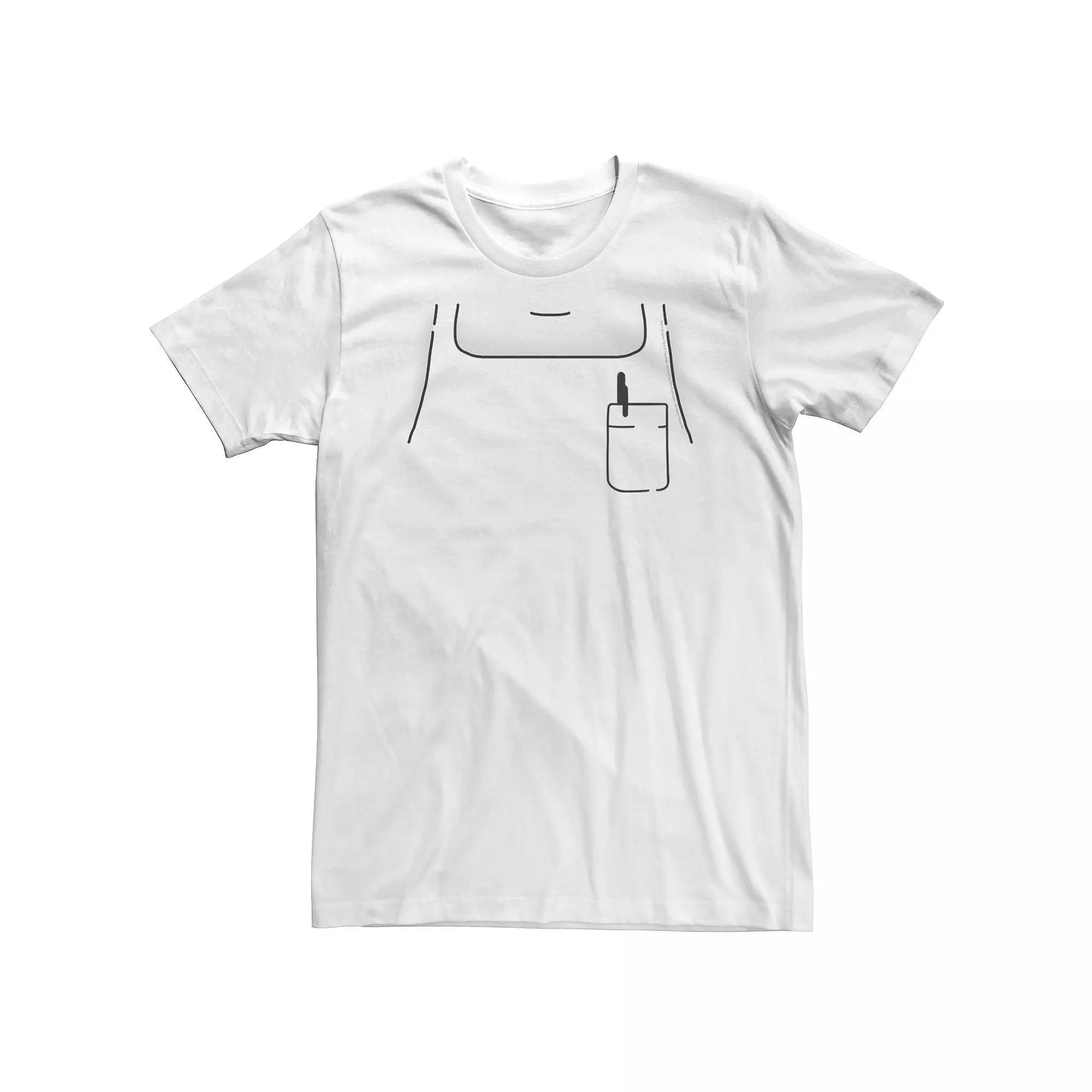 Big & Tall Bob's Burgers Bob Apron Costume Tee, Men's, Size: 3XL, White Product Image