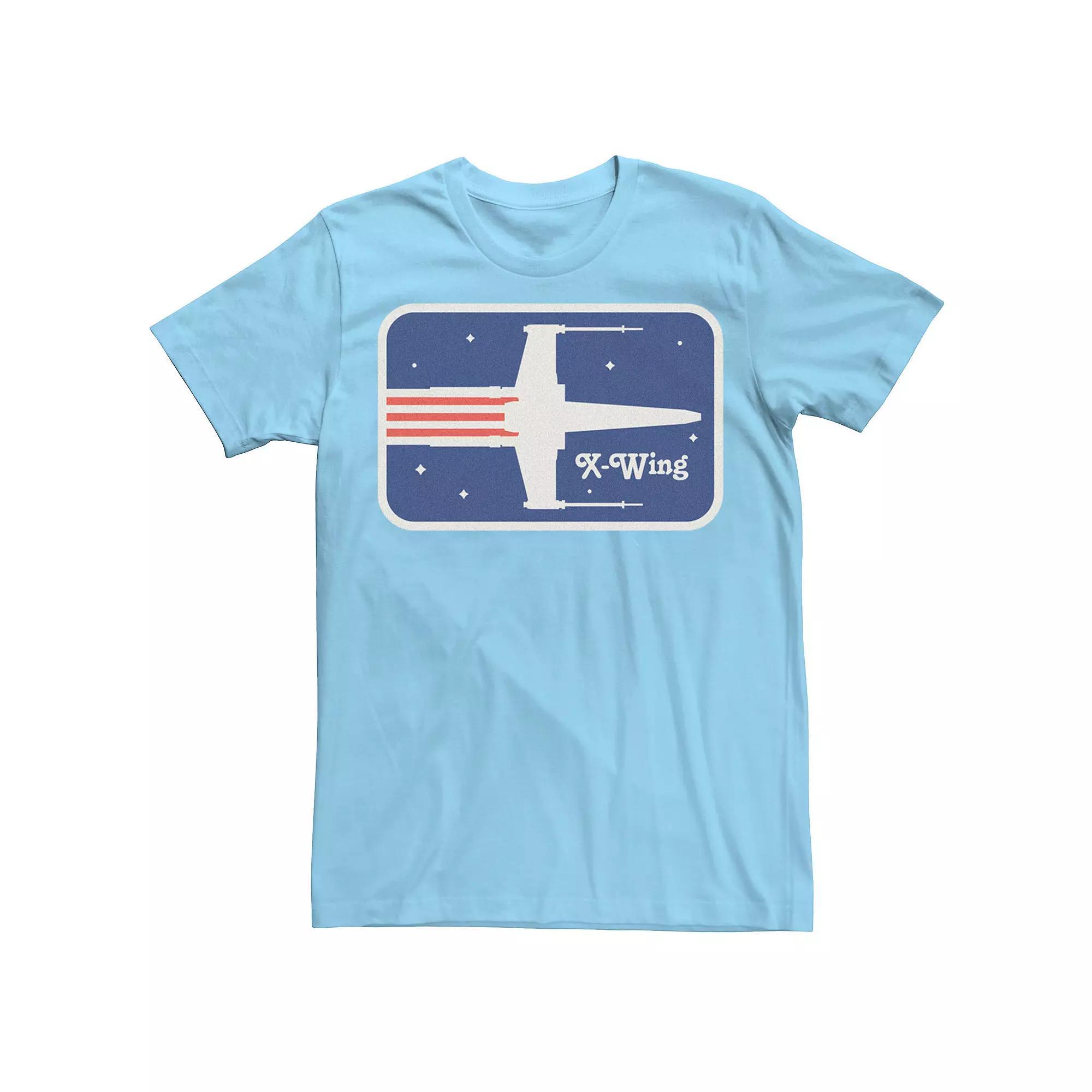 Men's Star Wars X-Wing Tee, Size: Small, Light Blue Product Image