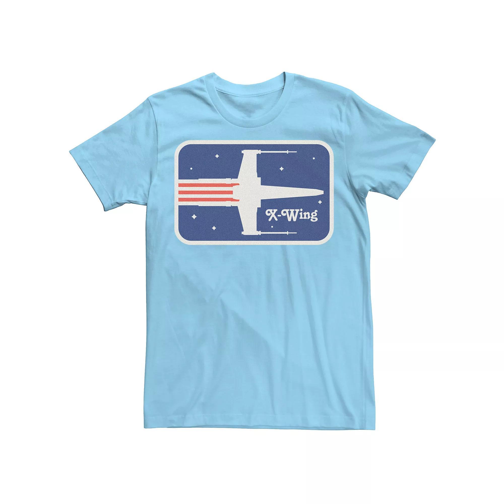 Men's Star Wars X-Wing Tee, Size: Small, Light Blue Product Image