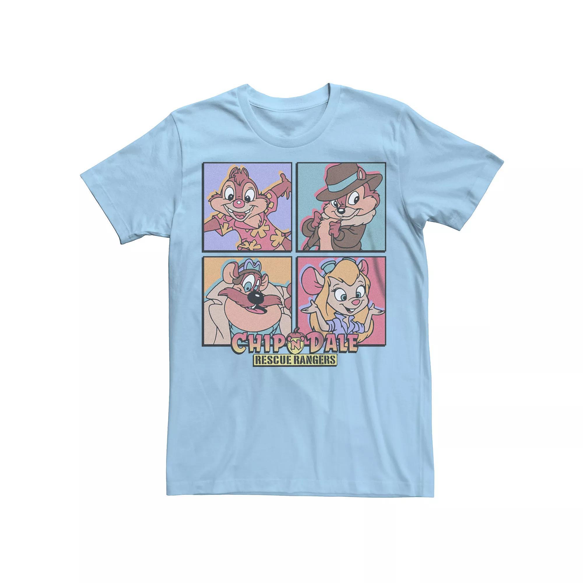 Disney's Chip & Dale Rescue Team Men's Graphic Tee, Size: Large, Light Blue Product Image