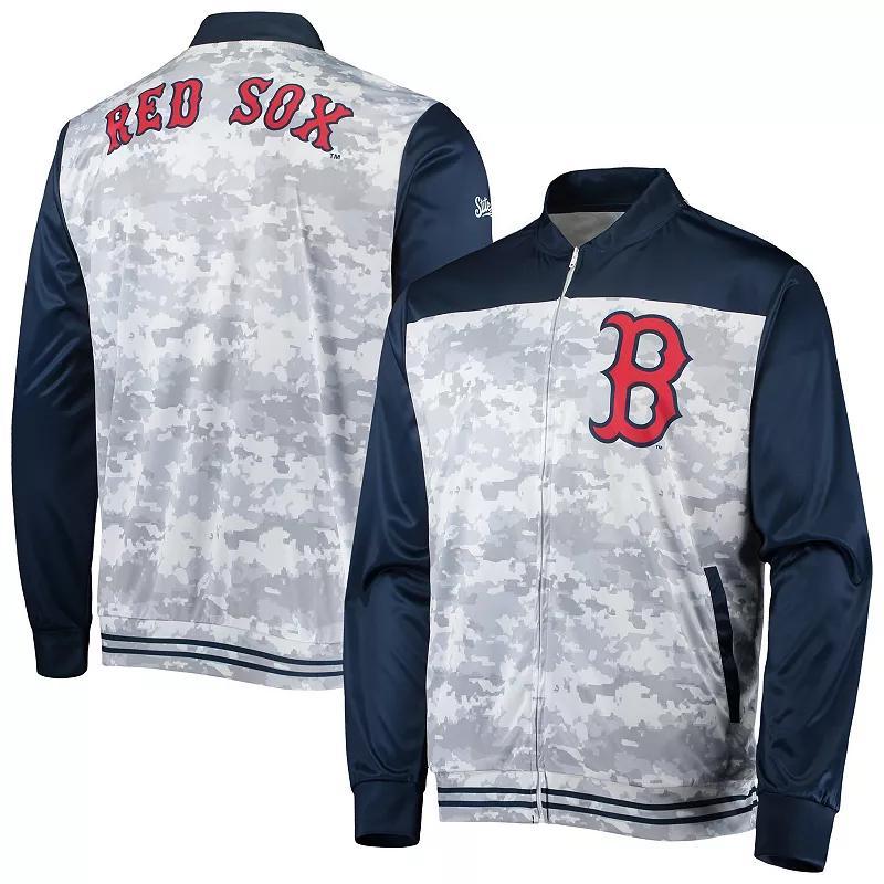 Men's Stitches Navy Boston Red Sox Camo Full-Zip Jacket, Size: XL, Blue Product Image