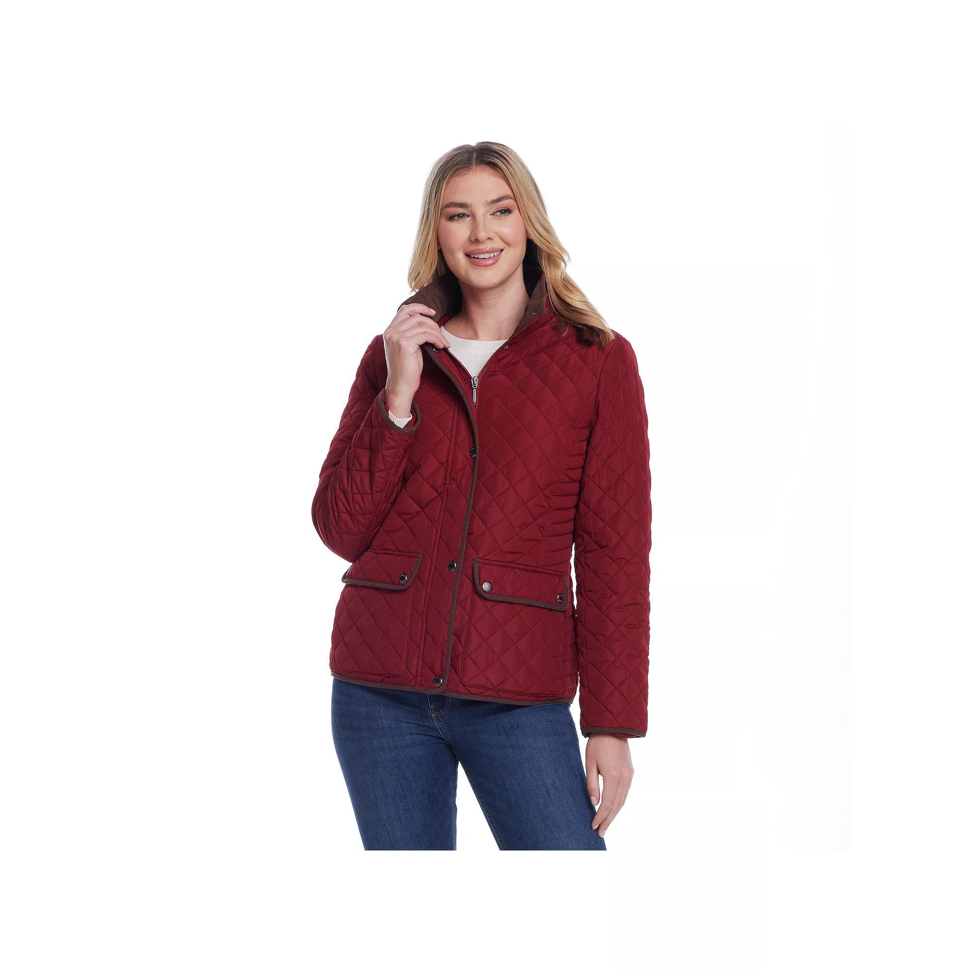 Women's Weathercast Quilted Barn Jacket, Size: Large, Red Pepper Product Image