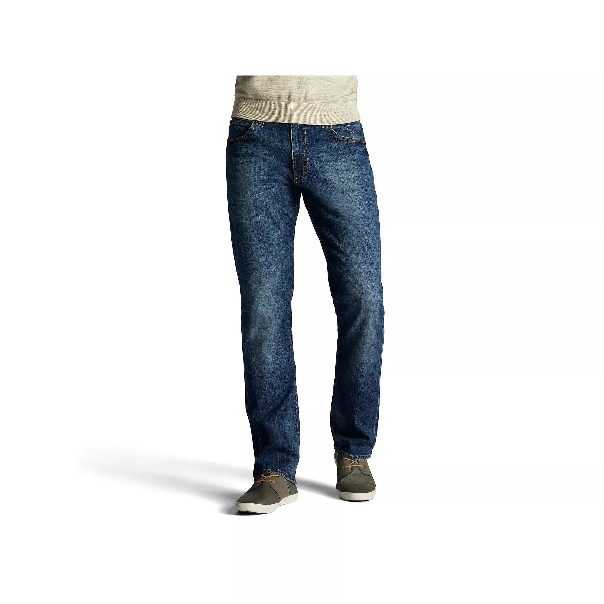 Men's Lee® Extreme Motion Straight-Leg Jeans, Size: 34X34, Maddox Product Image