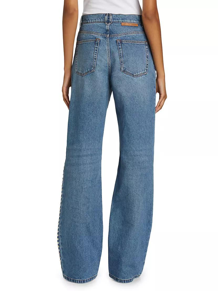 Studded Chaps Mid-Rise Jeans Product Image