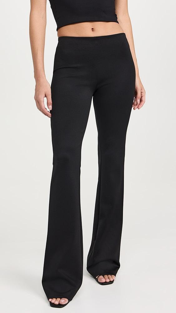 alice + olivia RMP Back Zip Bootcut Pants | Shopbop Product Image