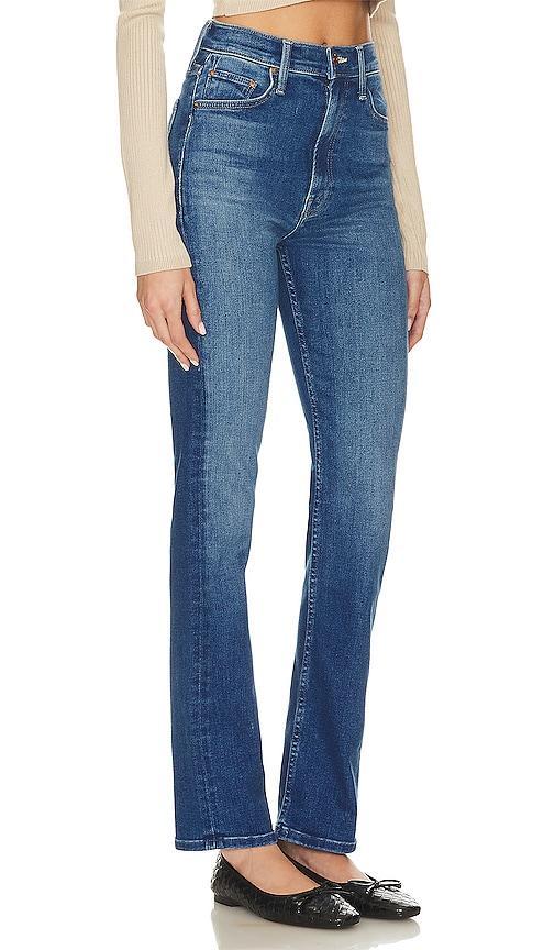 Mother High Rise Straight Jeans in Hue Are You Product Image