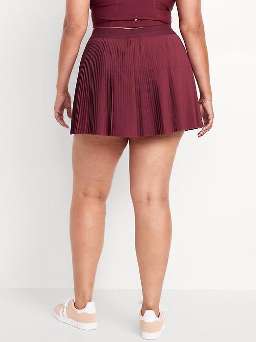 Extra High-Waisted StretchTech Micro-Pleated Skort Product Image