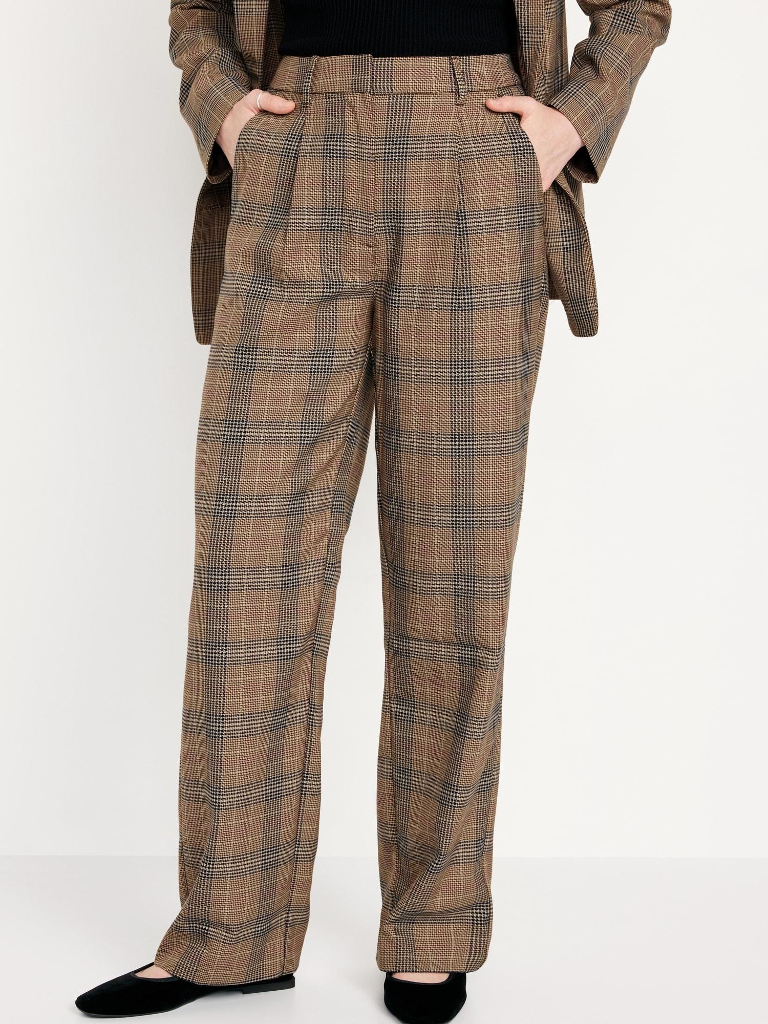 Extra High-Waisted Taylor Trouser Wide-Leg Pants Product Image