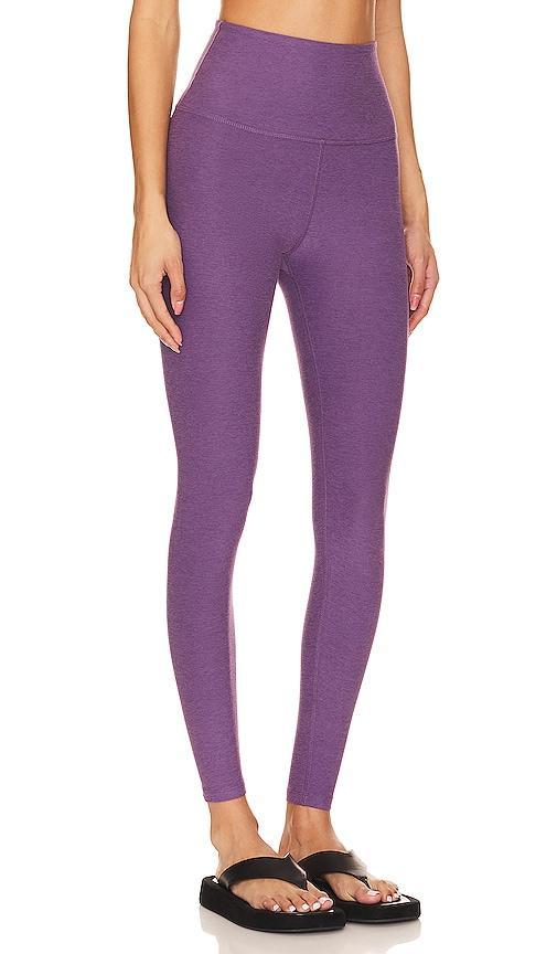 Beyond Yoga Spacedye Caught In The Midi High-Waisted Legging (Warm Clay Heather) Women's Casual Pants Product Image