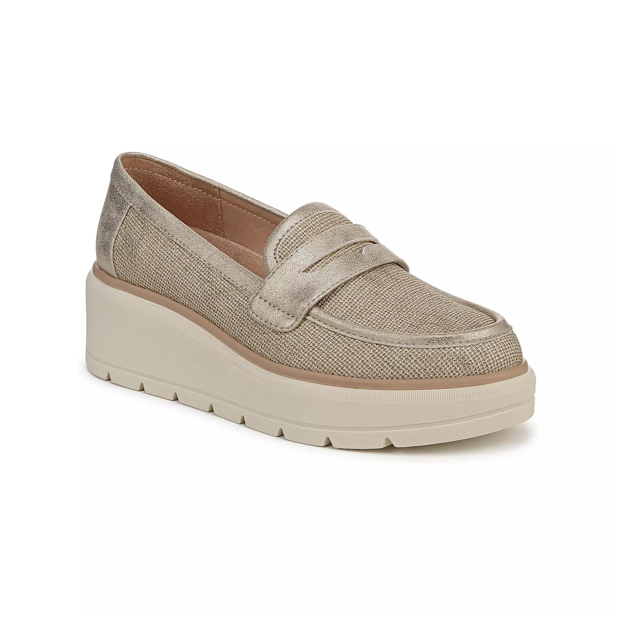 Dr. Scholl's Nice Day Max Women's Platform Loafers, Size: 11, Gold Product Image